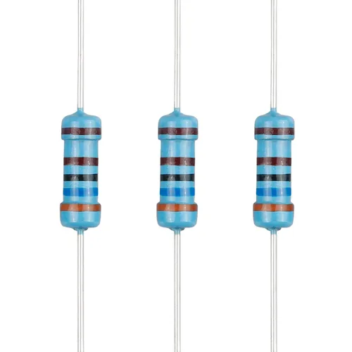 Vista 115 de 100 resistencias 1/2 W (0.5 Watt) ±1% tolerancia de película metálica, múltiples valores de resistencia opcional
