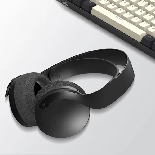 Vista 7 de GVOEARS - Almohadillas de repuesto para auriculares inalámbricos Sony PlayStation 5 PS5 Pulse 3D (tela de malla transpirable)