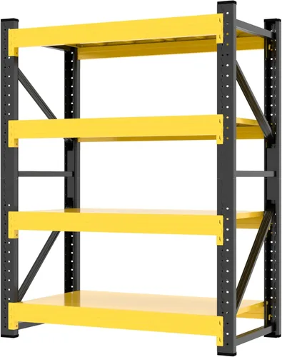 Vista 20 de Estantes de almacenamiento de 2500 libras, estantería de garaje de 5 niveles, estantería ajustable y resistente, estante de almacenamiento de metal