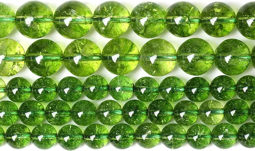 Vista 32 de 60 piezas de cuentas de piedra natural de 6 mm de esmeralda verde Cuentas sueltas redondas de piedra de curación de energía AAA para hacer joyas