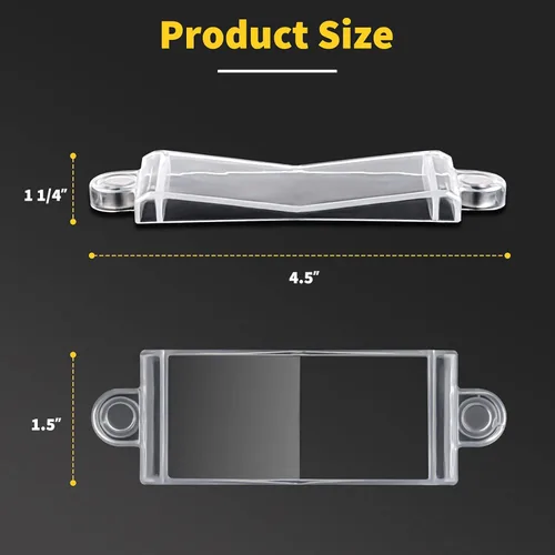 Vista 6 de PSZEZNZ - Cubierta protectora para interruptor de luz, cubiertas de salida de interruptor de luz para interruptores de pared modernos y planos