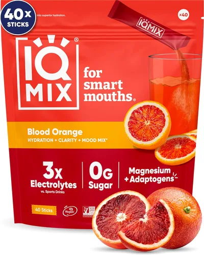 Vista 19 de IQMIX x Chef Thomas Keller - Polvo de Electrolitos para Hidratación – Fórmula 4 en 1 para Hidratación, Claridad Mental, Estado de Ánimo