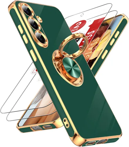 Vista 144 de LeYi Funda para iPhone XR: con Protector de Pantalla de Vidrio Templado [Paquete de 2] Soporte de Anillo Giratorio de 360°, Soporte Magnético