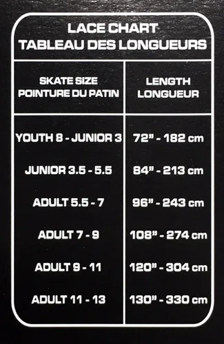 Vista 5 de Elite Hockey Prolace - Cordones encerados para patines de hockey (un par)