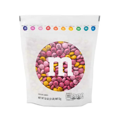 Vista 13 de M&M'S - Caramelo de chocolate con leche para el primer cumpleaños, 2 libras de M&M'S con temática de bebé en aguamarina, amarillo y blanco, caramelo