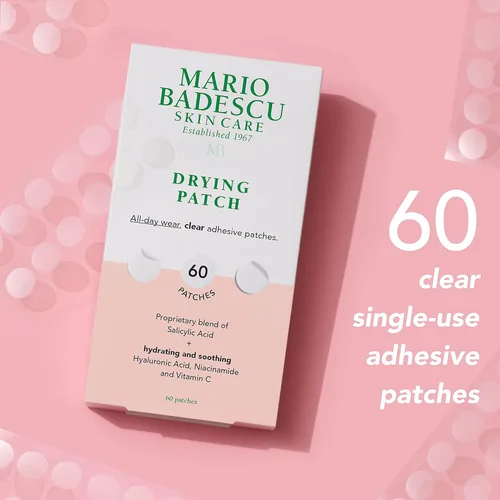 Vista 2 de Mario Badescu Parche de secado que cubre manchas, tratamiento invisible de manchas, absorción de adherencia de polímero durante todo el día
