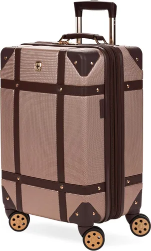 Vista 14 de SwissGear 7739 Maleta rígida con ruedas giratorias, color rubor, juego de 2 piezas (19/26)