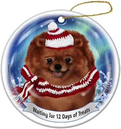Vista 2 de Pomeranian Fawn Series 5 Christmas Ornament