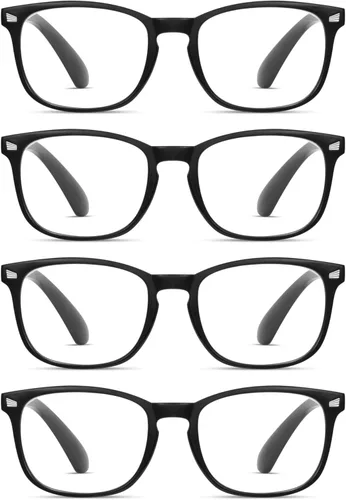 Vista 6 de BLS BLUES Reading Glasses for Women for Home, Office & Driving - HD Clear Readers with Blue Light Blocking Protection