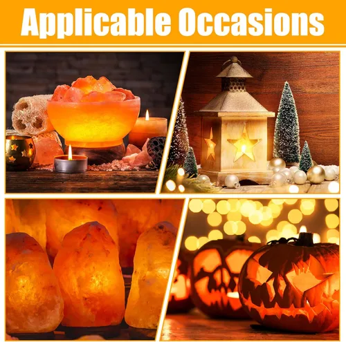 Vista 6 de Coume Paquete de 24 cables de accesorios con bombilla LED, kit de cable de accesorios de luz cálida de 6 pies (negro)