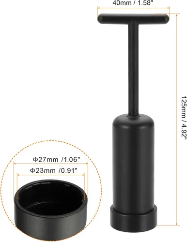 Vista 2 de MECCANIXITY Herramienta de extracción de anillo de enchufe G9, accesorios de reemplazo de luz, PVC negro, paquete de 4