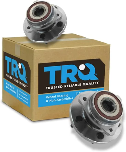 Vista 132 de Conjunto de rodamiento de rueda delantera de 2 piezas y buje TRQ Compatible con Pontiac Solstice 2006-2009 Saturn Sky 2007-2010