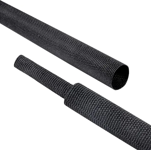 Vista 23 de Funda Termorretráctil para Cables 2:1 Manga de Cable Trenzada Retráctil de 1-1/8 Pulgadas ID-46ft Protección contra la Abrasión Tela Flexible