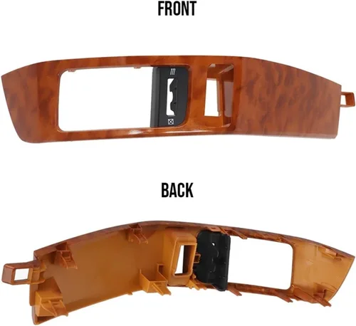 Vista 4 de NIKKHO 1 par de salida de aire acondicionado de automóvil, marco de salida de aire acondicionado, panel de placa de ventilación para Toyota Land