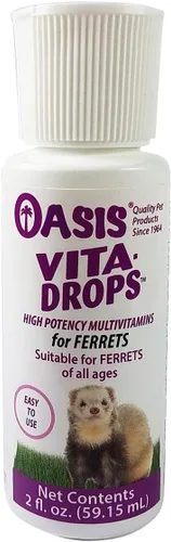 Vista 3 de OASIS #80059 Ferret Vita-Drop Vitaminas, 2 onzas