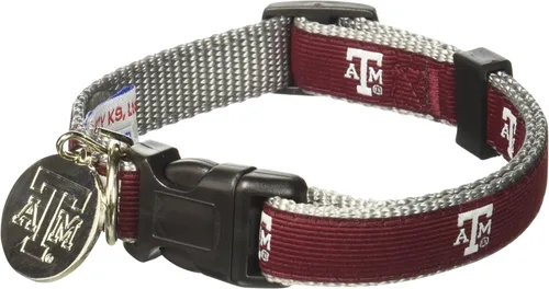 Vista 8 de Collar de perro de NCAA. PREMIUM cuello ajustable Collar de perros – Fútbol/Baloncesto para perros & gatos. Durable Collar de mascota de deportes