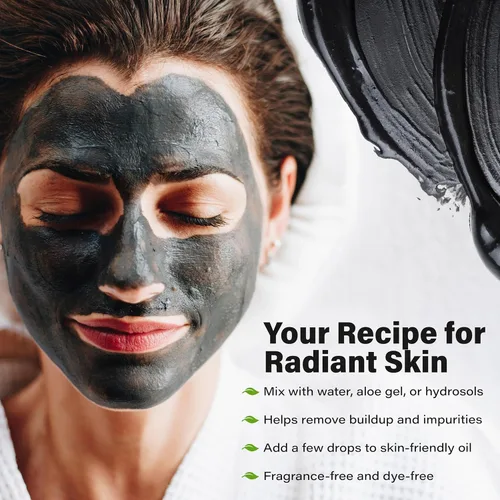 Vista 4 de Polvo de carbón activado de 4 oz. Coco, grado alimenticio, Kosher sin OMG, blanqueamiento de dientes, máscara facial y fabricación de jabón.