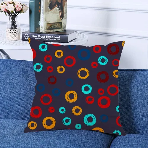 Vista 2 de Fundas de almohada cuadradas decorativas para sofá, cama, fundas de cojín de 18 x 18 pulgadas