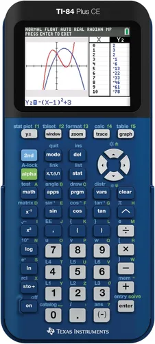 Vista 3 de Texas Instruments Calculadora gráfica TI- 84 Plus CE Denim