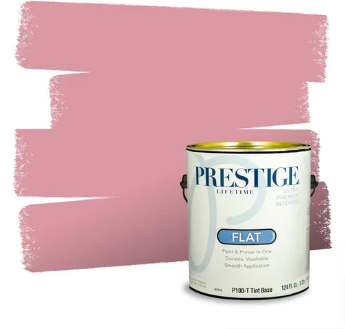 Vista 311 de Prestige Paints Pintura exterior e imprimación en uno, 1 galón, plano, coincidencia comparable de Valspar* Amber Rose*