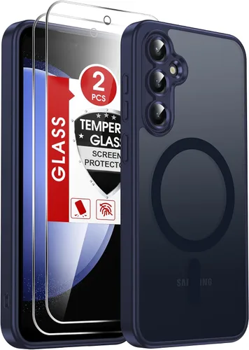 Vista 207 de LeYi Funda para teléfono Samsung-S23: protector de pantalla e imán MagSafe Púrpura
