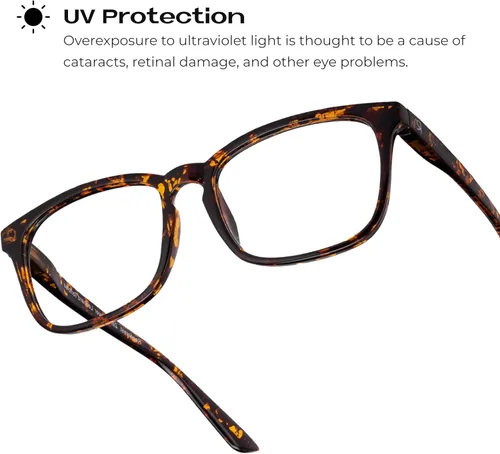 Vista 4 de Readerest Blue Light Reading Glasses - Lightweight Computer Glasses w/Spring Hinges - UV Protection, Anti Glare & Eye Strain