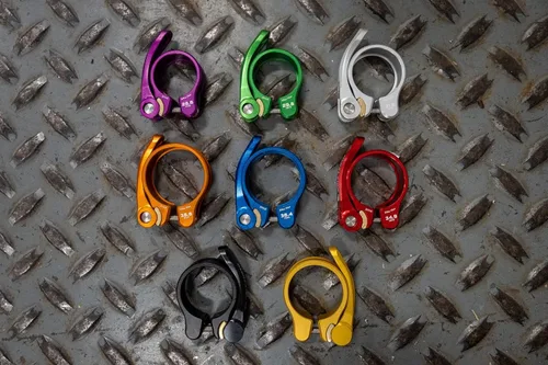 Vista 7 de Wolf Tooth Abrazadera de tija de sillín de liberación rápida QR - 1.126 in, verde