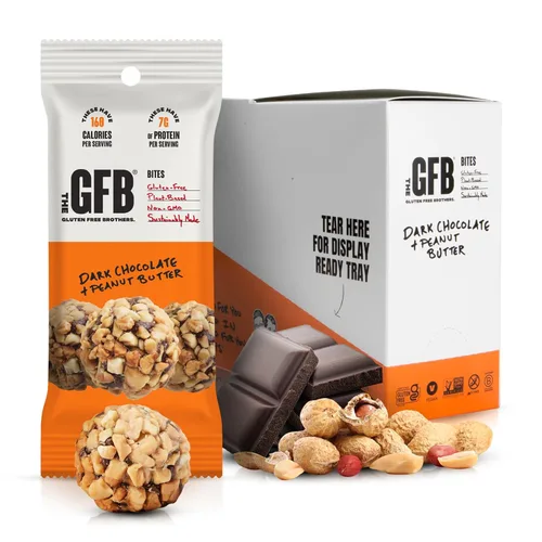 Vista 7 de The GFB Bocados de proteína de coco y anacardo - Sin gluten, a base de plantas, sin OMG, hechos de manera sostenible – Ridículamente sabrosos