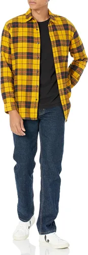 Vista 5 de Tienda Essentials - Camisa de franela para hombre, de manga larga