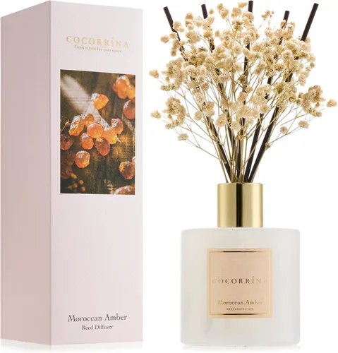 Vista 34 de Cocorrína Difusor de varillas – Difusor perfumado de vainilla cálida con 8 varillas, difusor de varillas de fragancia para el hogar para decoración