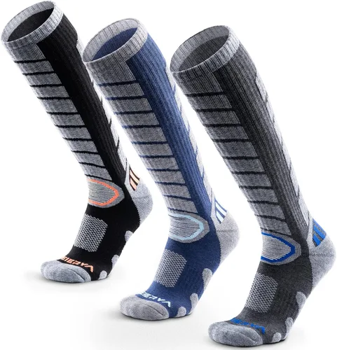 Calcetines de esquí, paquete con 2 pares para esquiar, snowboard, deportes en exteriores