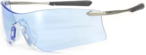 MCR Safety Gafas T4113AF Rubicon T4 Azul Claro Lente con Protección UV y Recubrimiento Anti-Vaho, 1 Par