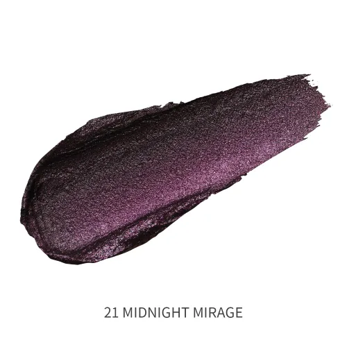 Vista 10 de Oulac Lápiz labial negro metálico para mujer, color de labios de alto impacto con fórmula cremosa hidratante, vegano y libre de crueldad, lápiz