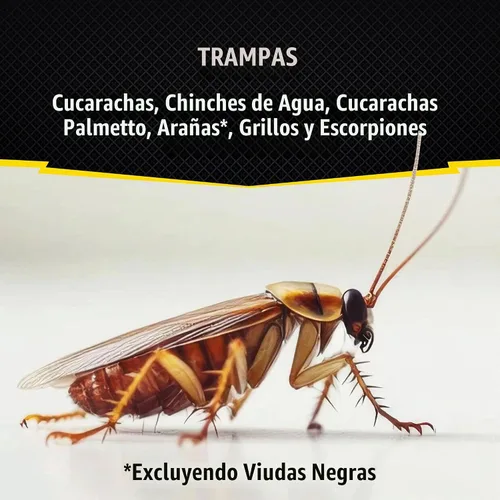 Vista 2 de Roach Motel Traps 2 unidades, no contiene pesticidas, oculta insectos muertos