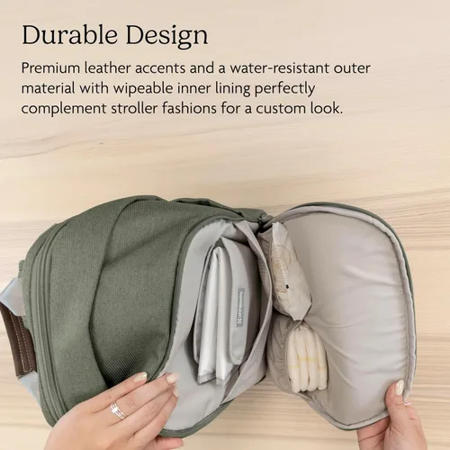 Vista 5 de UPPAbaby Mochila cambiadora - Múltiples compartimentos de almacenamiento - Bolsillos laterales para botella + laptop - Funda para carrito