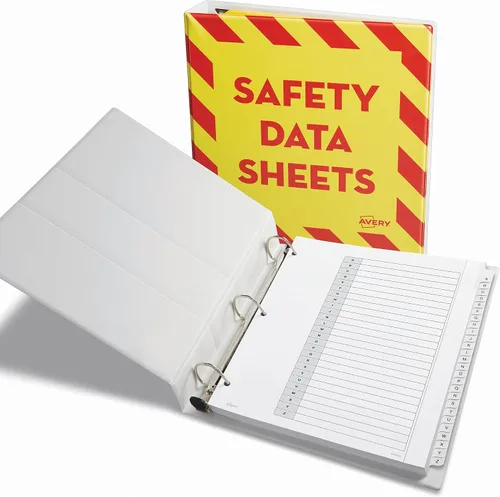 Vista 8 de Avery Big Tab - Separadores de plástico insertables con 2 bolsillos para carpetas de 3 anillas, juego de 5 pestañas, multicolor brillante de dos