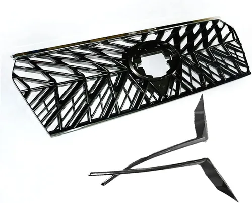 Vista 6 de Modified Compatible with Prado Grille Compatible with Land Cruiser Compatible with Prado 150 LC150 J150 2018 2019 2020 Front Bumper Grills Mesh