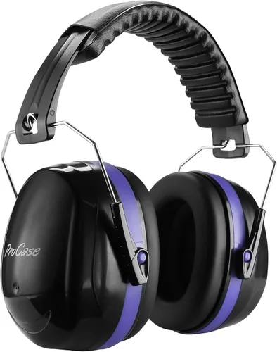 Vista 12 de ProCase - Orejeras de protección auditiva, auriculares de cancelación de ruido de seguridad NRR 32dB para adultos/adolescentes, orejeras sensoriales