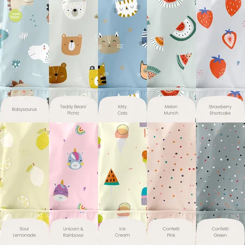 Vista 9 de Baberos impermeables para comer (niño o niña de 6 a 24 meses) – Babero de manga larga para bebé destete