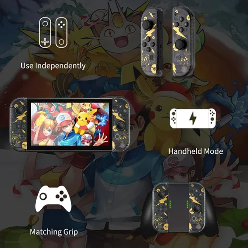 Vista 6 de GKVVO Switch Controllers Replacement for Nintendo, Joy cons Controller for Nintendo SwitchLiteOLED with Dual VibrationWake-upScreenshot