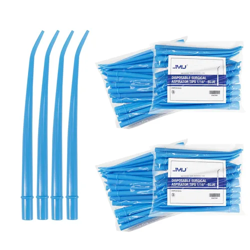 Vista 17 de JMU Puntas de aspirador dental, puntas de succión quirúrgicas desechables (verde-1/4 ", 25)