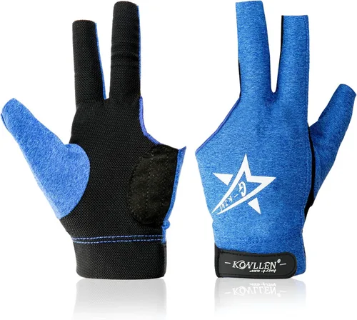 Vista 21 de KONLLEN Billiards Gloves for Left Hand/Right Hand L/XL Pool Gloves Professional Non-Slip Adjustable Breathable Snooker Gloves Popular Sizes for Men
