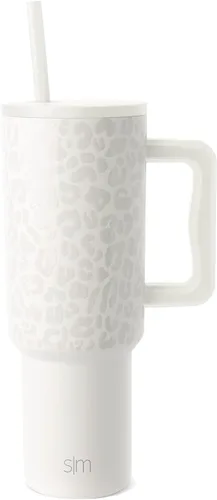 Vista 11 de Simple Modern Fortnite - Vaso de 1,2 l con asa y tapa con pajita, botella de agua reutilizable de acero inoxidable aislada, colección Trek, 40oz