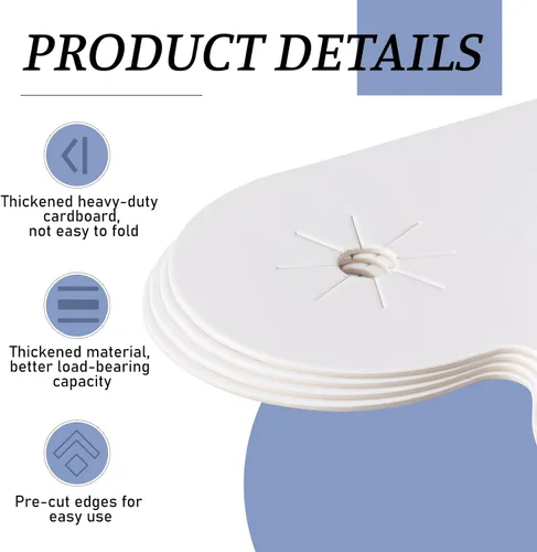 Vista 7 de Zeyune 4 juegos de suministros para mamá de regreso a casa, corazón, azul