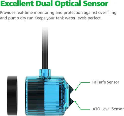 Vista 5 de Auto Top Off para Acuario de Agua Salada ATO Sistema para Tanque de Arrecife y Agua Dulce - Azul