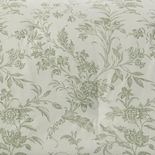 Vista 3 de Laura Ashley Home - Juego de funda de edredón tamaño individual, ropa de cama reversible de algodón con funda a juego, decoración ligera del hogar