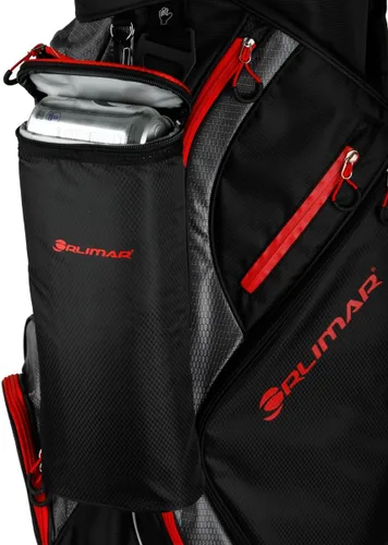 Vista 4 de Orlimar CRX Cooler - Bolsas para carrito de golf con bolsa térmica suave aislada extraíble, parte superior divisora de 15 vías, Putter Pitt dedicado
