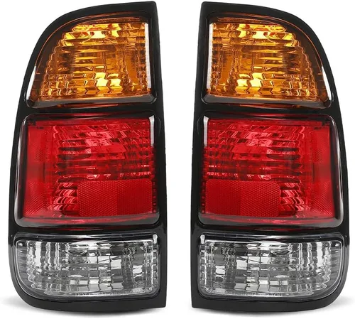 Vista 23 de G-PLUS Juego de luces traseras con bombilla, compatible con Chevy GMC C/K 1500 2500 3500, se ajusta a Chevy Silverado 1988-1999, se ajusta a Chevy