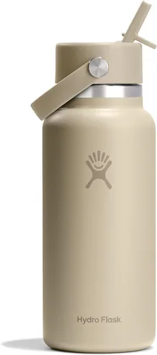 Vista 27 de Hydro Flask Botella de agua – Acero inoxidable aislado – Tapa flexible con popote de boca ancha, antiderrames, a prueba de fugas y recargable