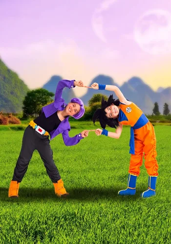 Vista 5 de Disfraz de Goku para niños, disfraz de Dragon Ball Z
